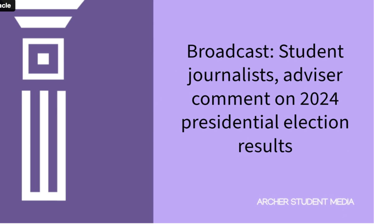 Broadcast: Student journalists, adviser comment on 2024 presidential election